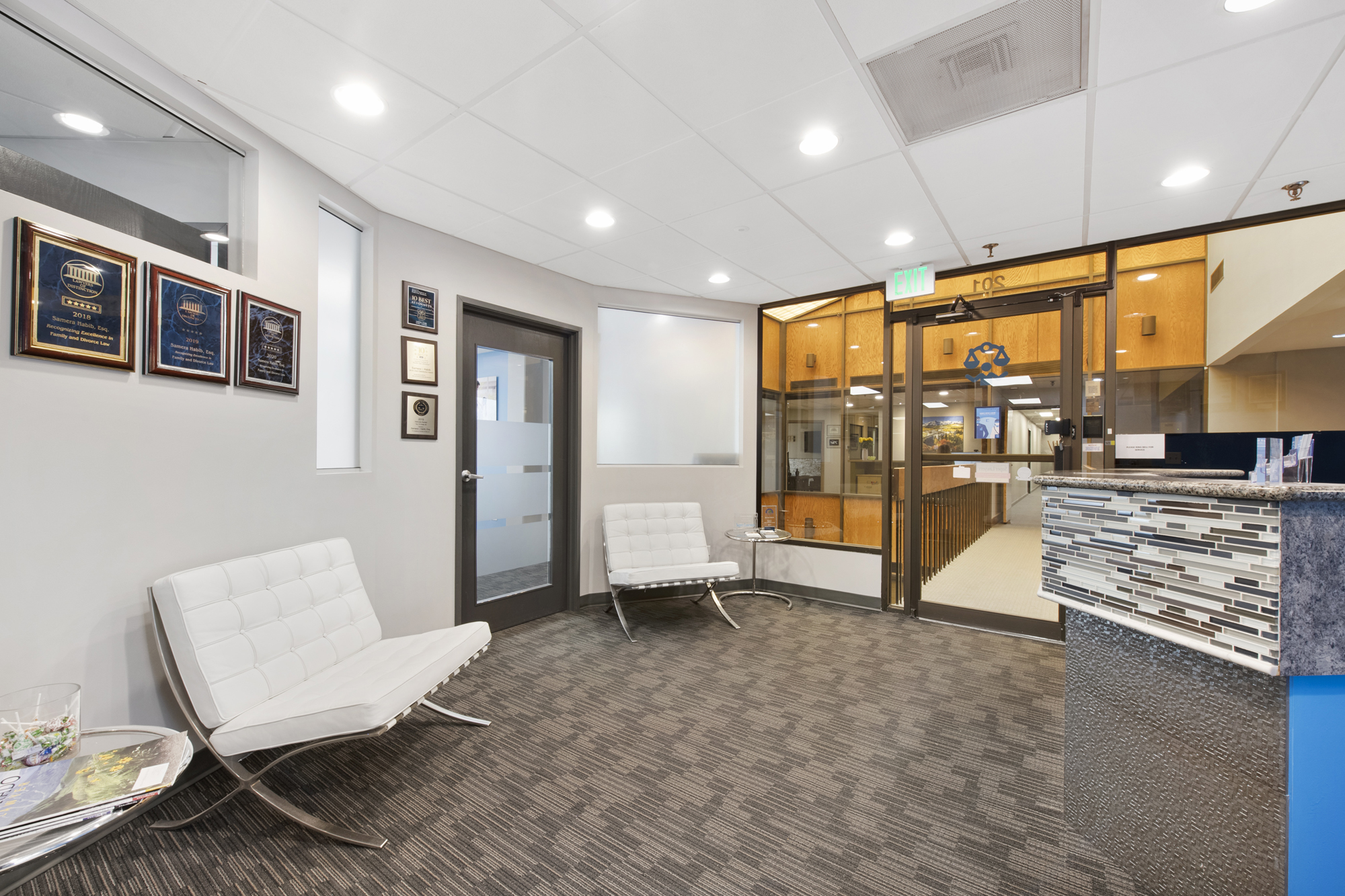 Remodeled Office Condos in Prime Cherry Creek Location: reception-469