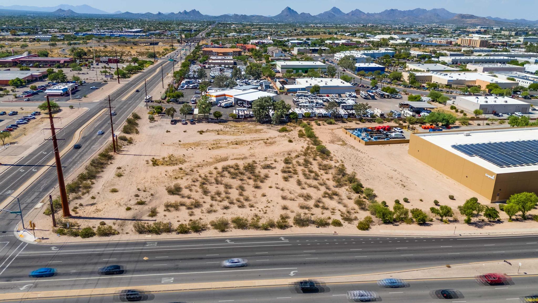 Tucson Commerical Corner Lot at Alvernon and Irvington-Sell or Ground Lease